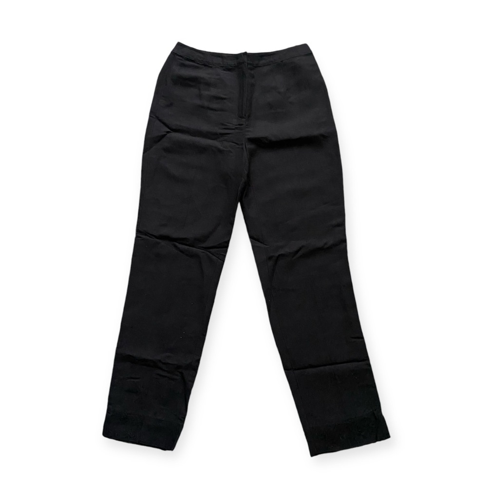 Ann Taylor LOFT Black Linen Blend Pants Size 2 New w Tags Y2K